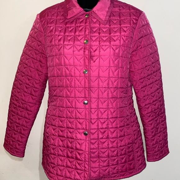 MICHAEL KORS Quilted Pink Jacket - Picture 1 of 12